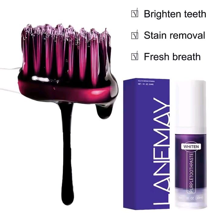 LANEMAY Whitening Purple Toothpaste